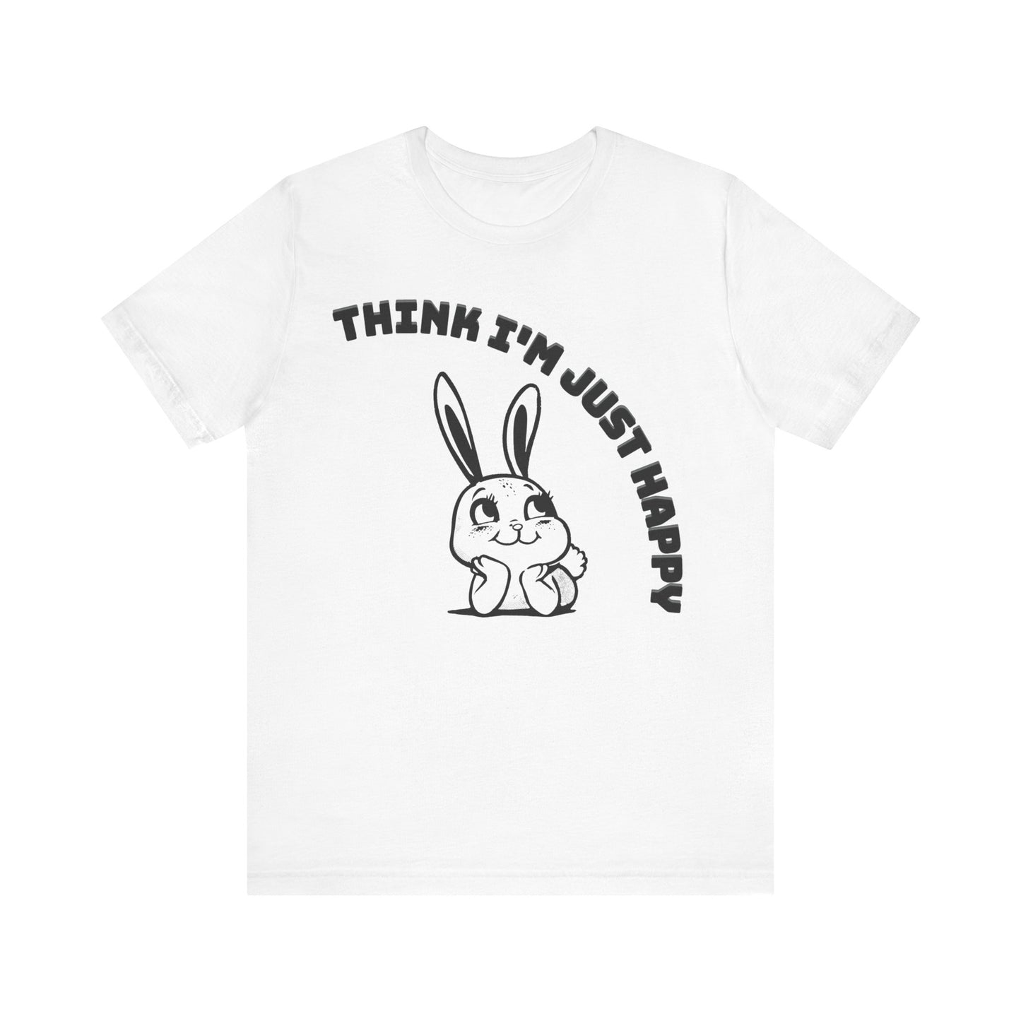 think I'm just happy nirvana song lyrics tshirt