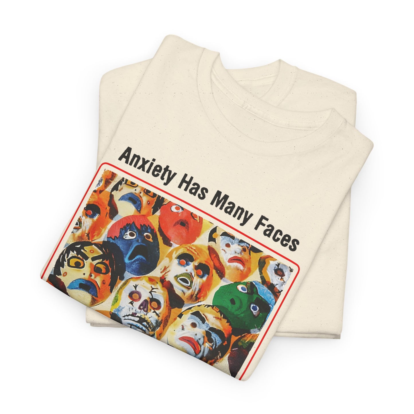 vintage xanax anxiety has many faces but there is only one tshirt