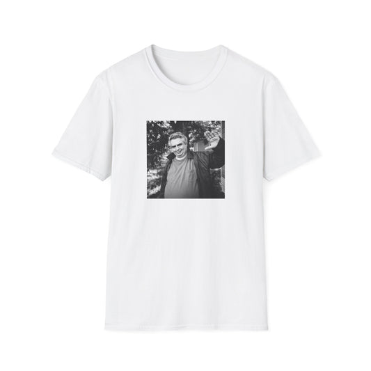 daniel johnston waving hello tshirt