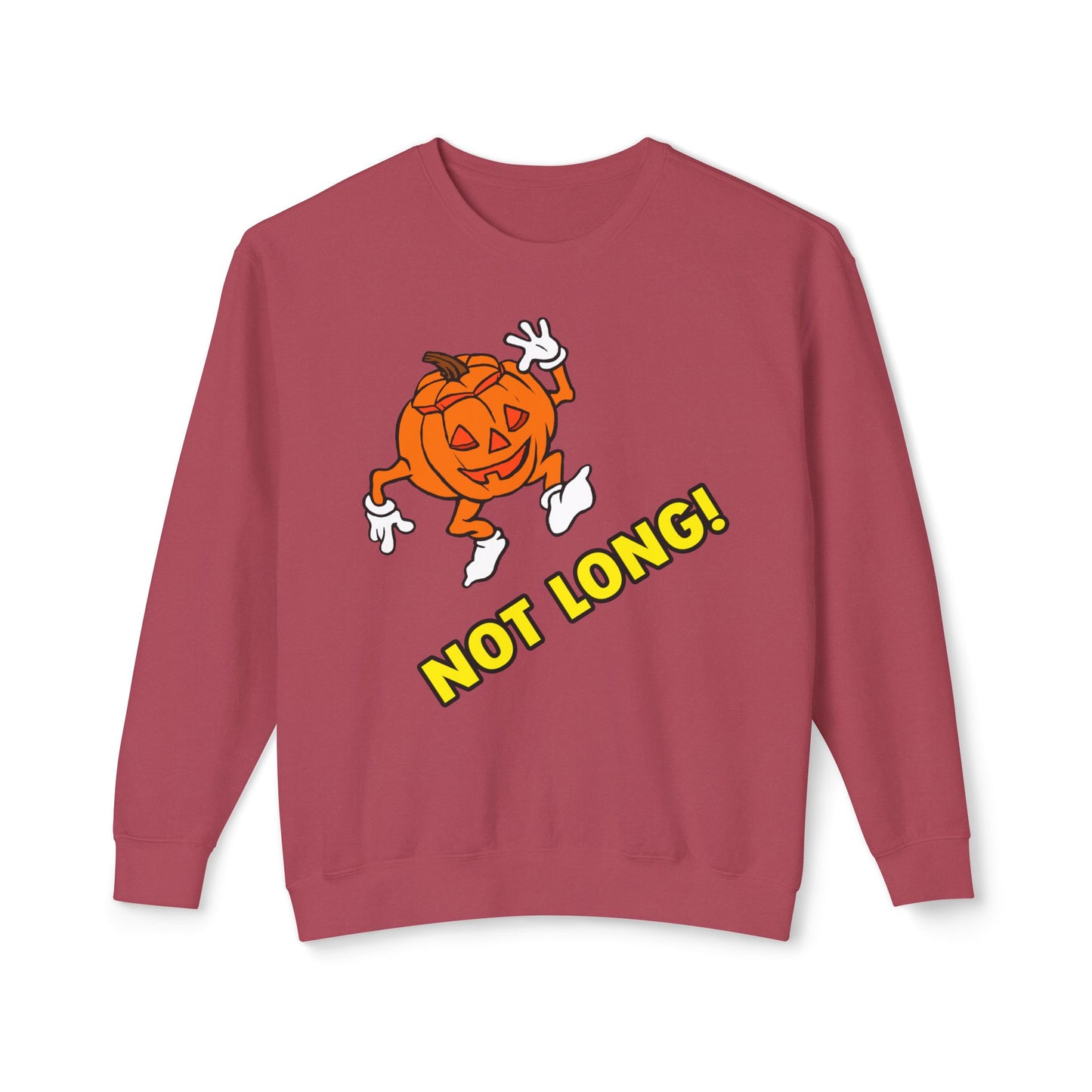 old tv commercial halloween pumpking guy not long custom reproduction 100% cotton sweatshirt