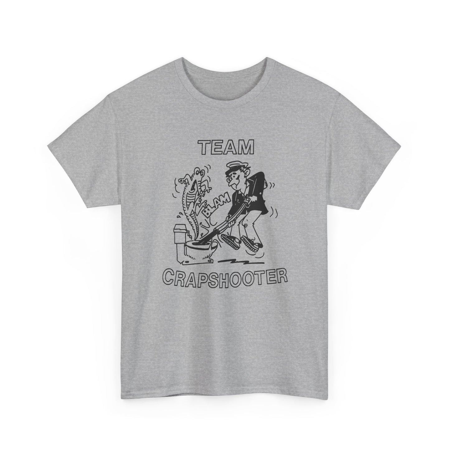 1980s team crapshooter reproduction tshirt