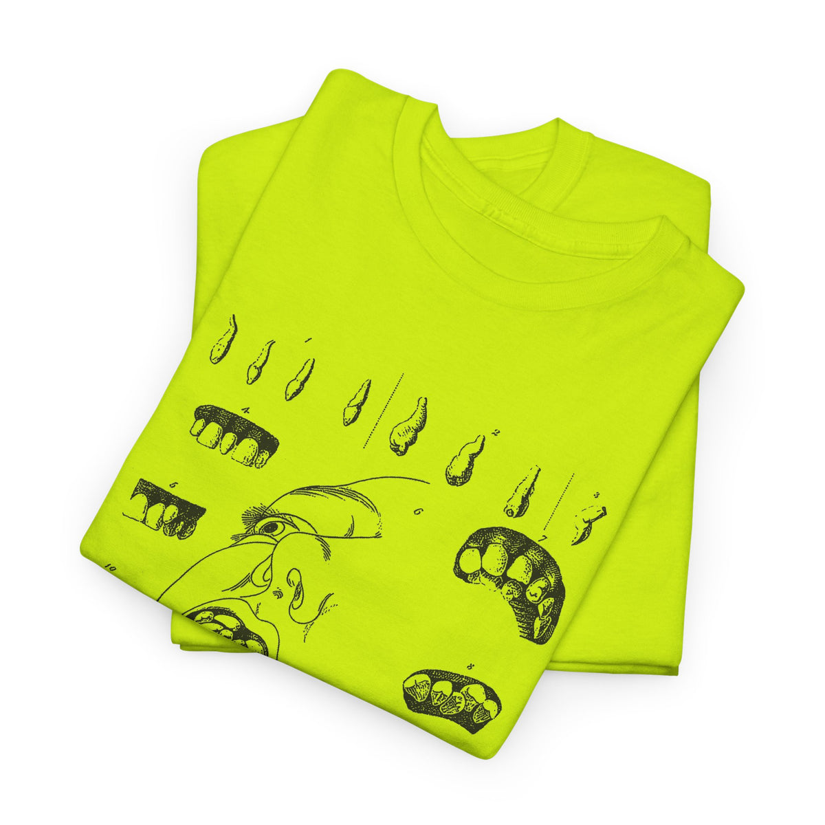 early 1800s disease of the human teeth dentistry illustration tshirt