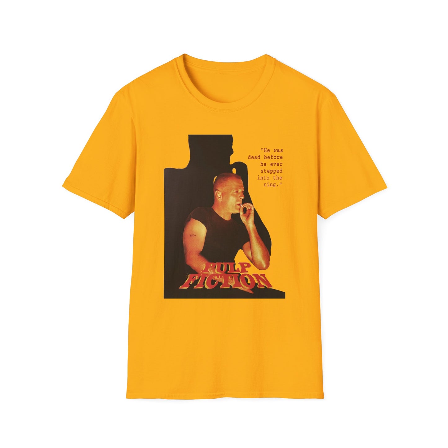 bruce willis pulp fiction the boxer tshirt