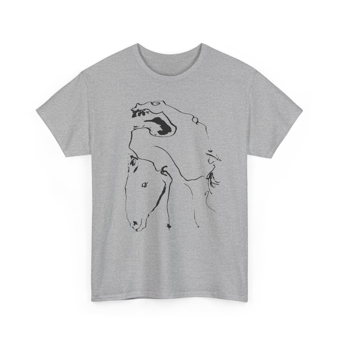 1961 horses lithograph by pablo ruiz picasso custom edit tshirt