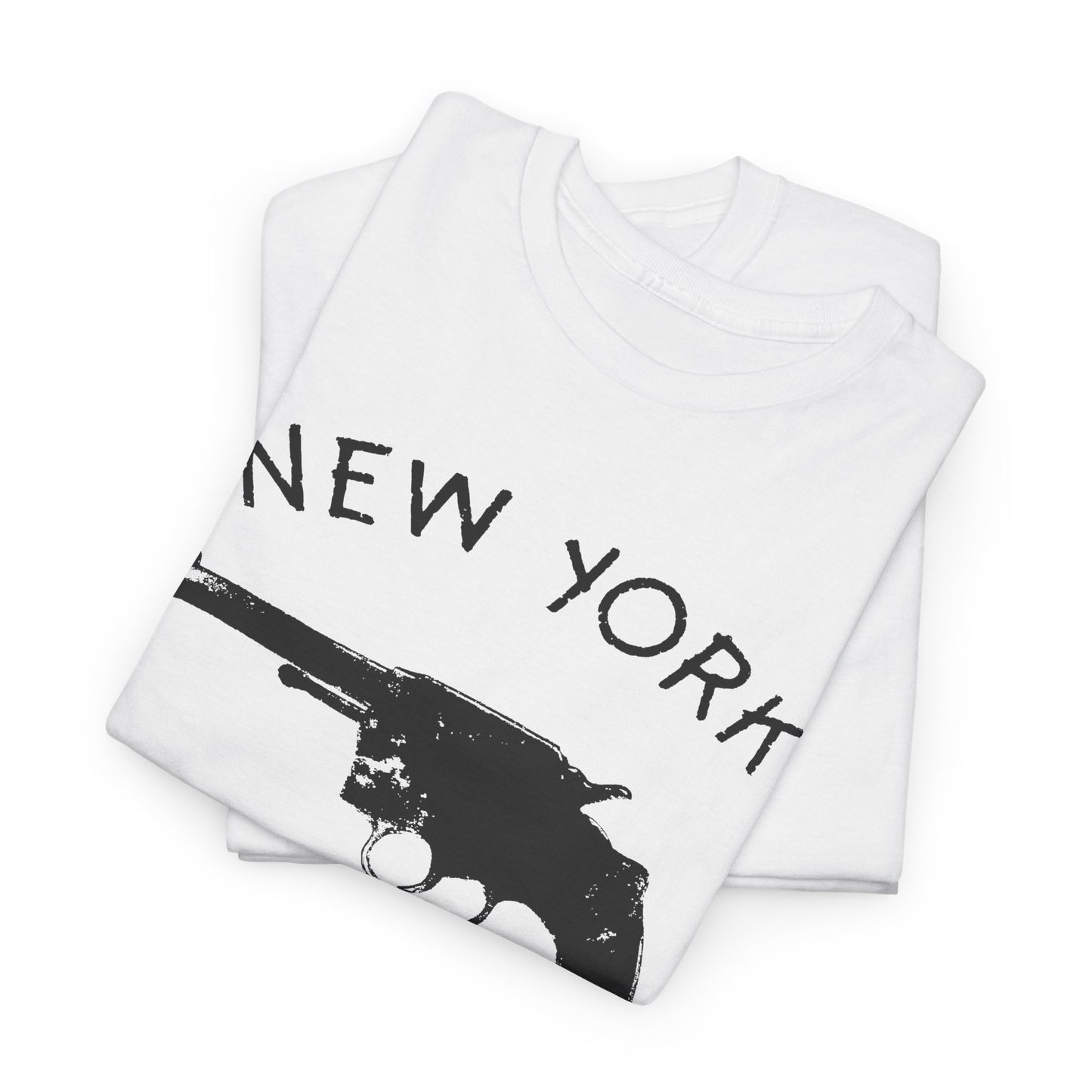 vintage 90s new york it ain't kansas with pistol reproduction tshirt