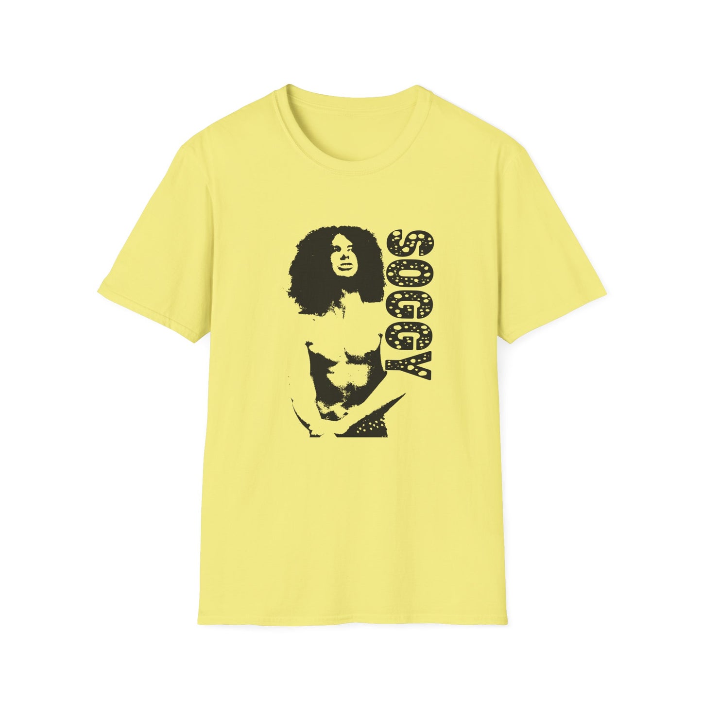 1980s french hard rock band soggy fan art tshirt