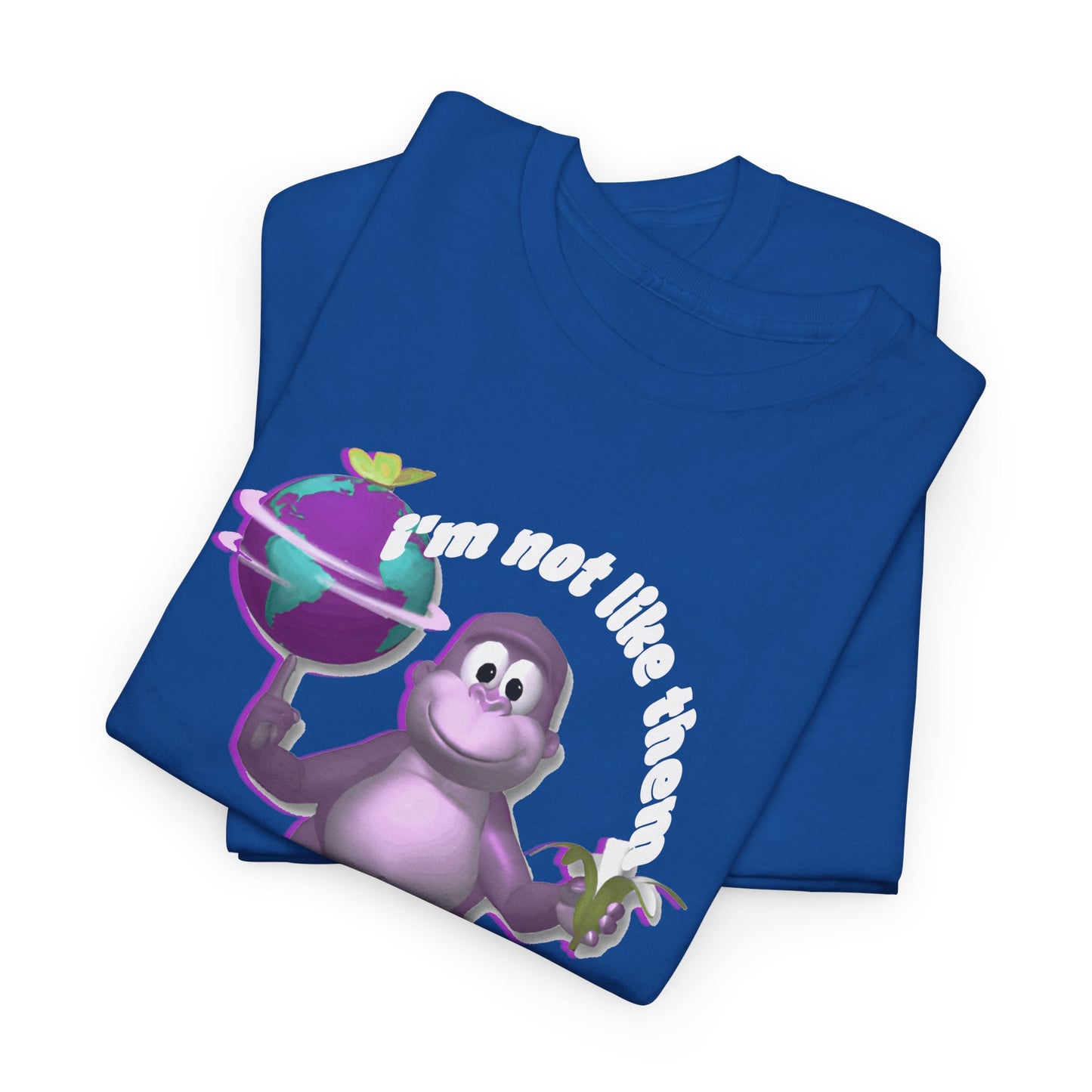 incredible graphic design bonzibuddy dumb i'm not like them but i can pretend tshirt