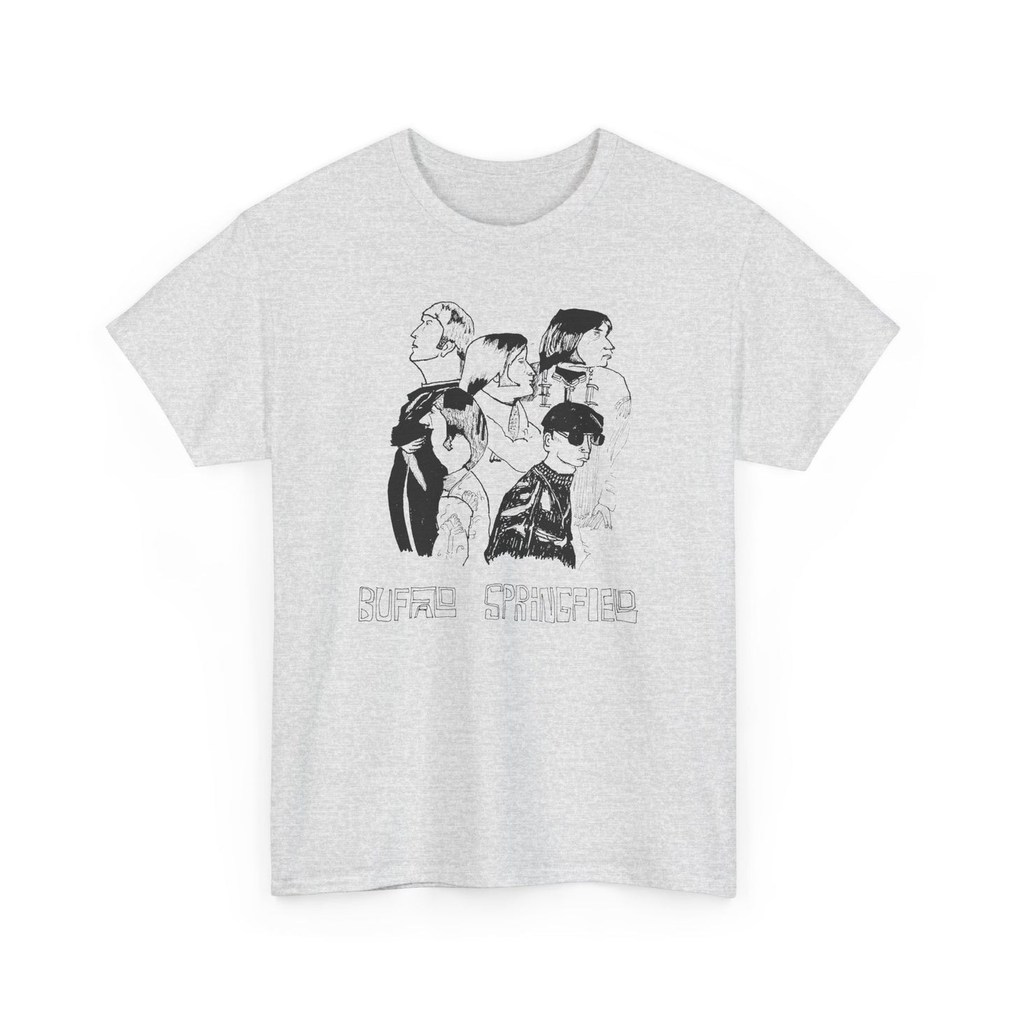 original drawing buffalo springfield fan art tshirt