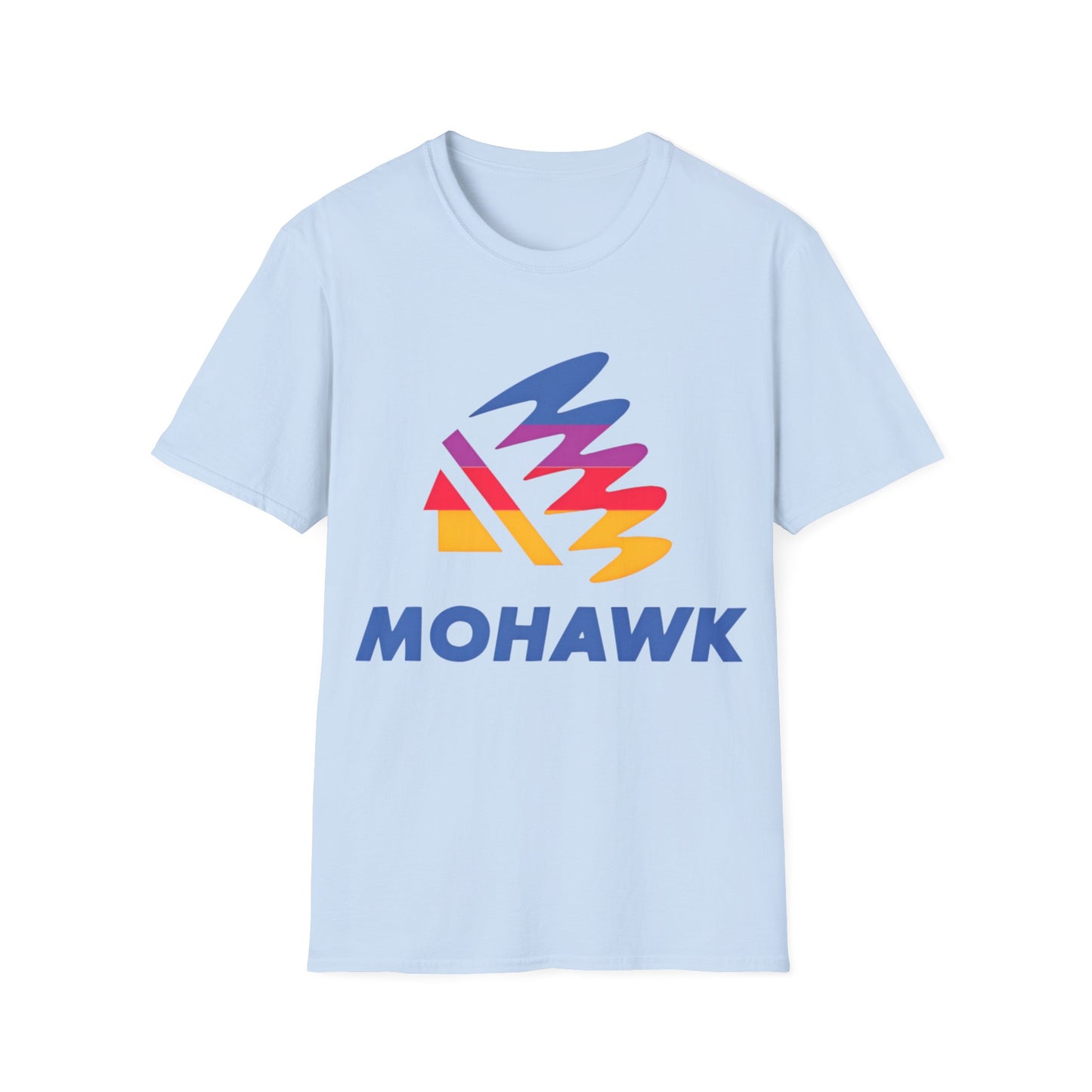 mohawk defunct gas station logo tshirt