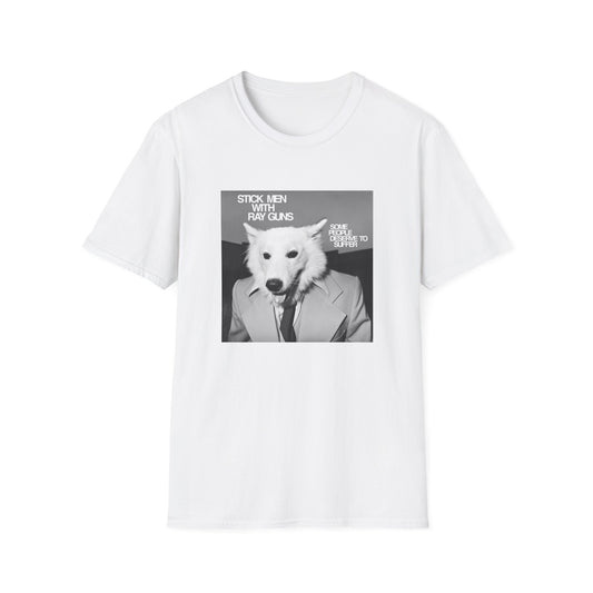 stick men with ray guns some people deserve to suffer 1980s texas punk band tshirt