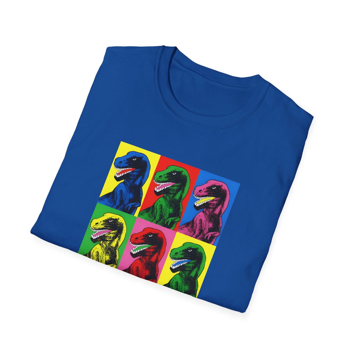 stanley desantis dinosaur pop art as worn by steven spielberg on jurassic park 1993 movie set tshirt