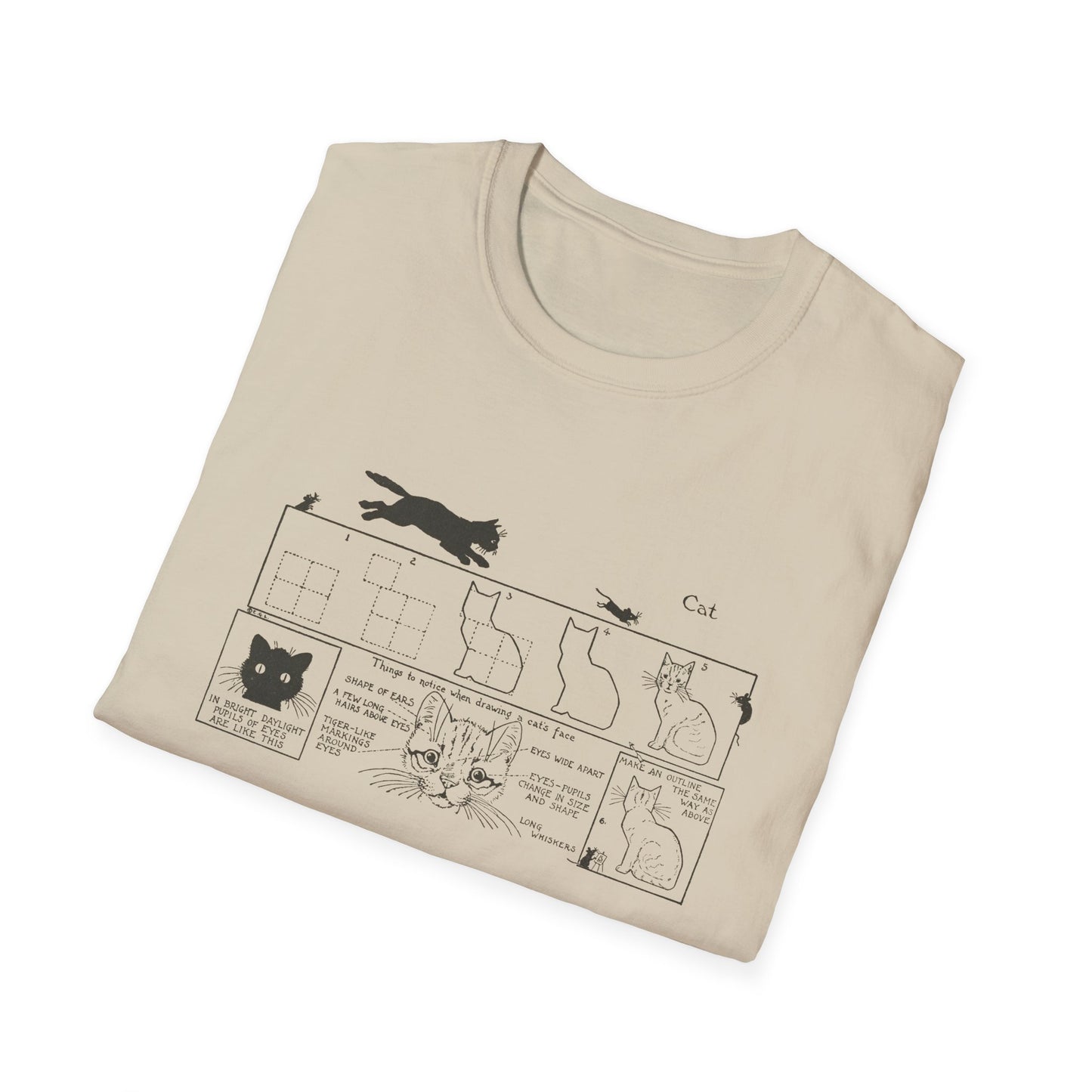 1913 book what to draw and how to draw it by edwin george lutz page 10 cat tshirt