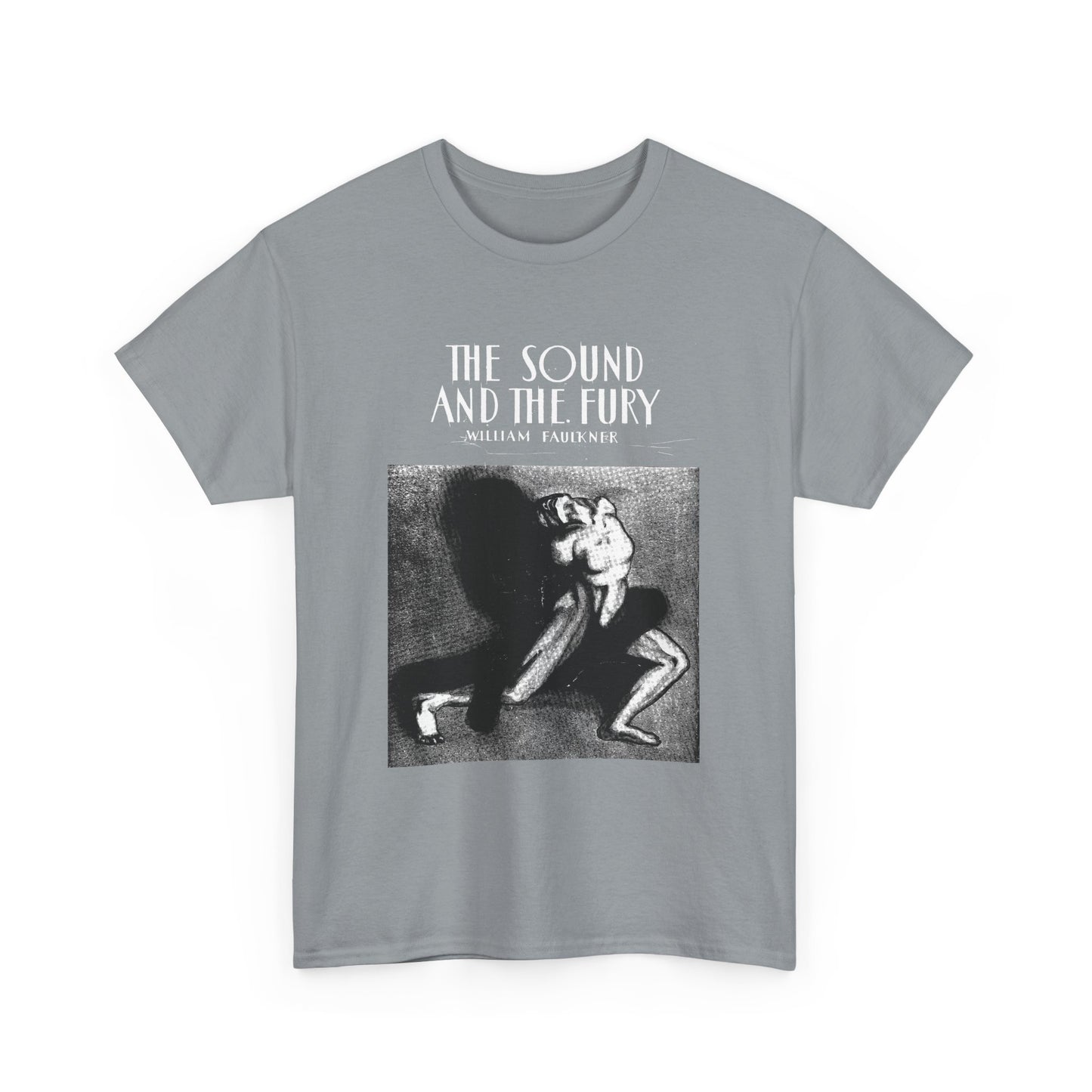 1929 the sound and the fury by william faulkner book cover edit tshirt