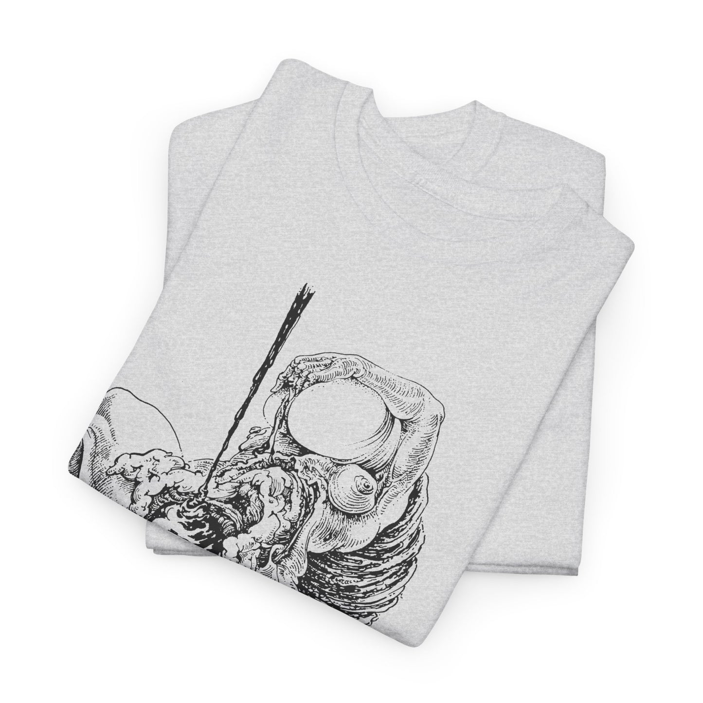 sibylle ruppert drawing from 1975 german avant garde journal tshirt