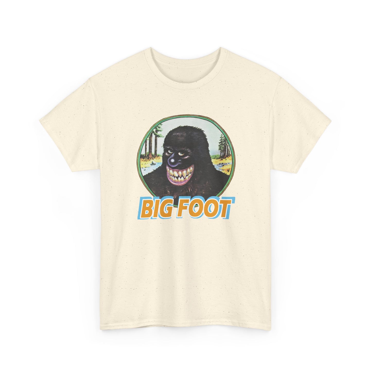 1970s bigfoot vintage graphic custom reproduction tshirt