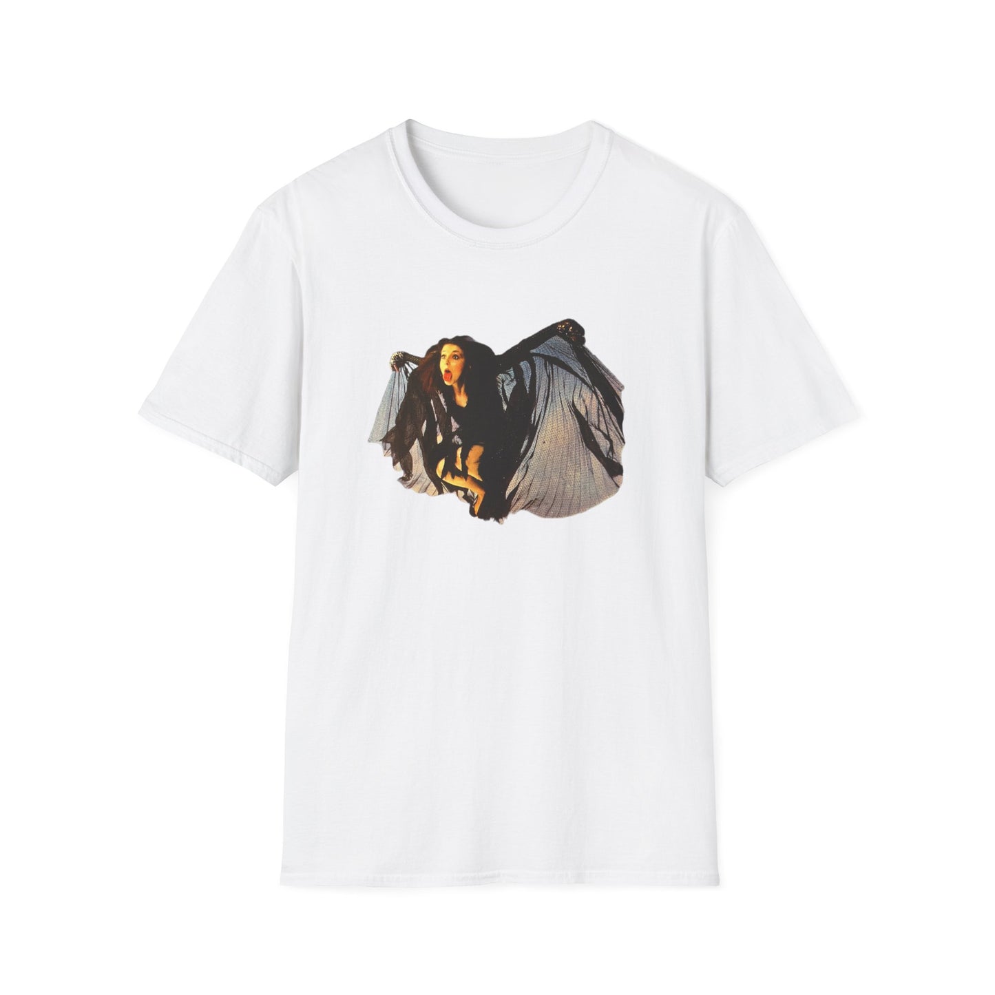 kate bush as a bat on never for ever tshirt
