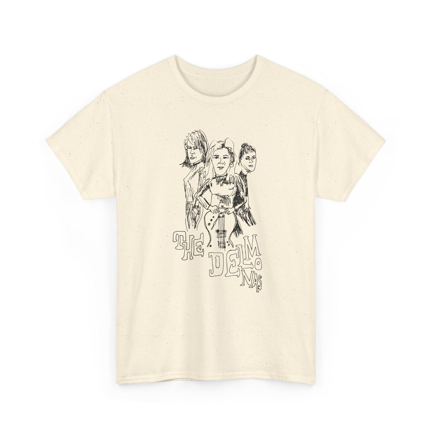 the delmonas medway garage punk fan art sketch tshirt