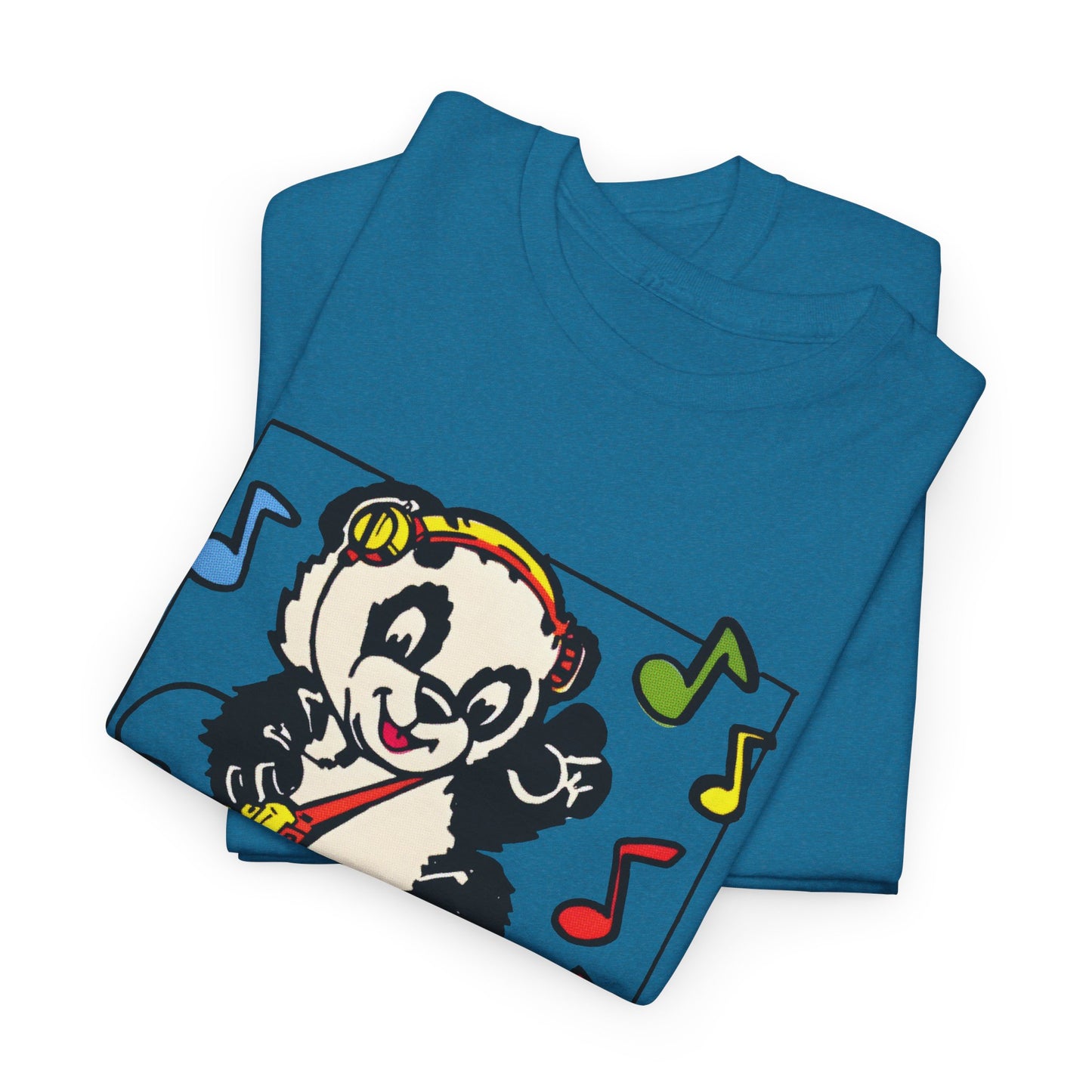 vintage 1980s dancing panda graphic reproduction tshirt