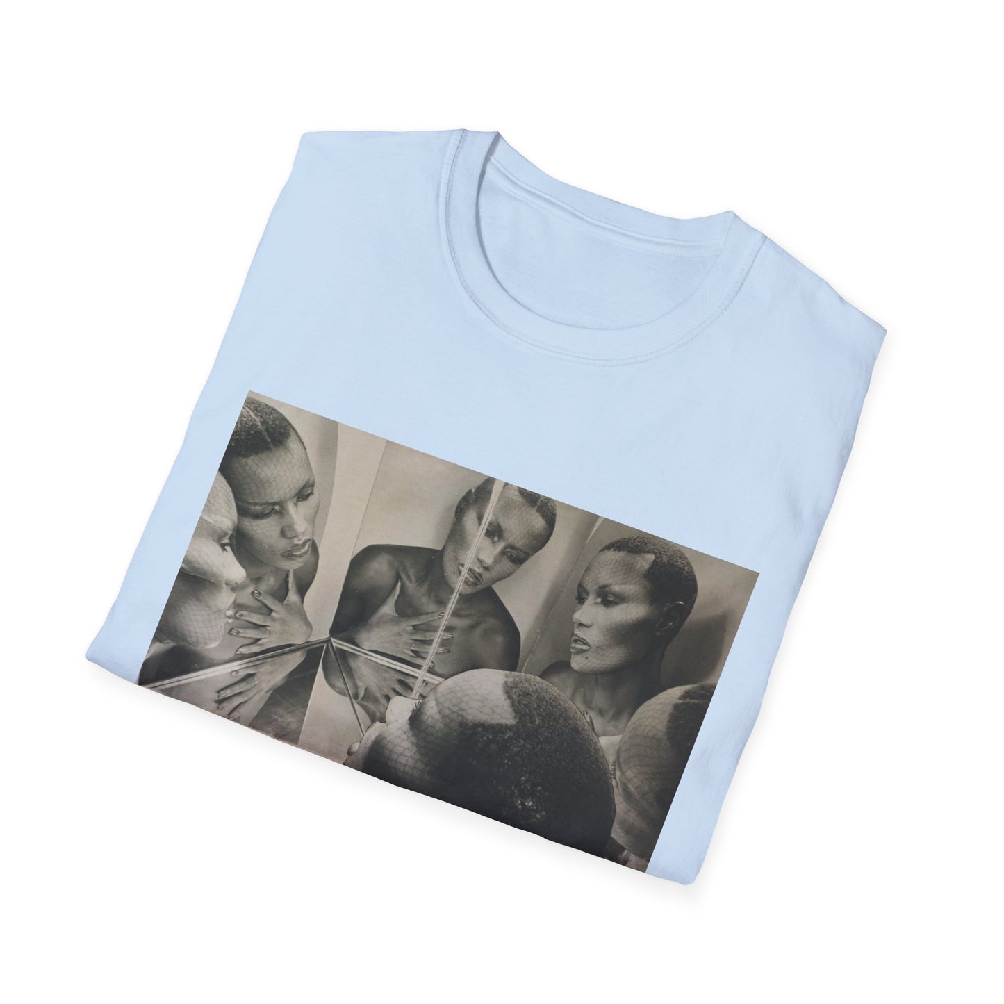 grace jones mirror gatefold for 1979 album muse tshirt