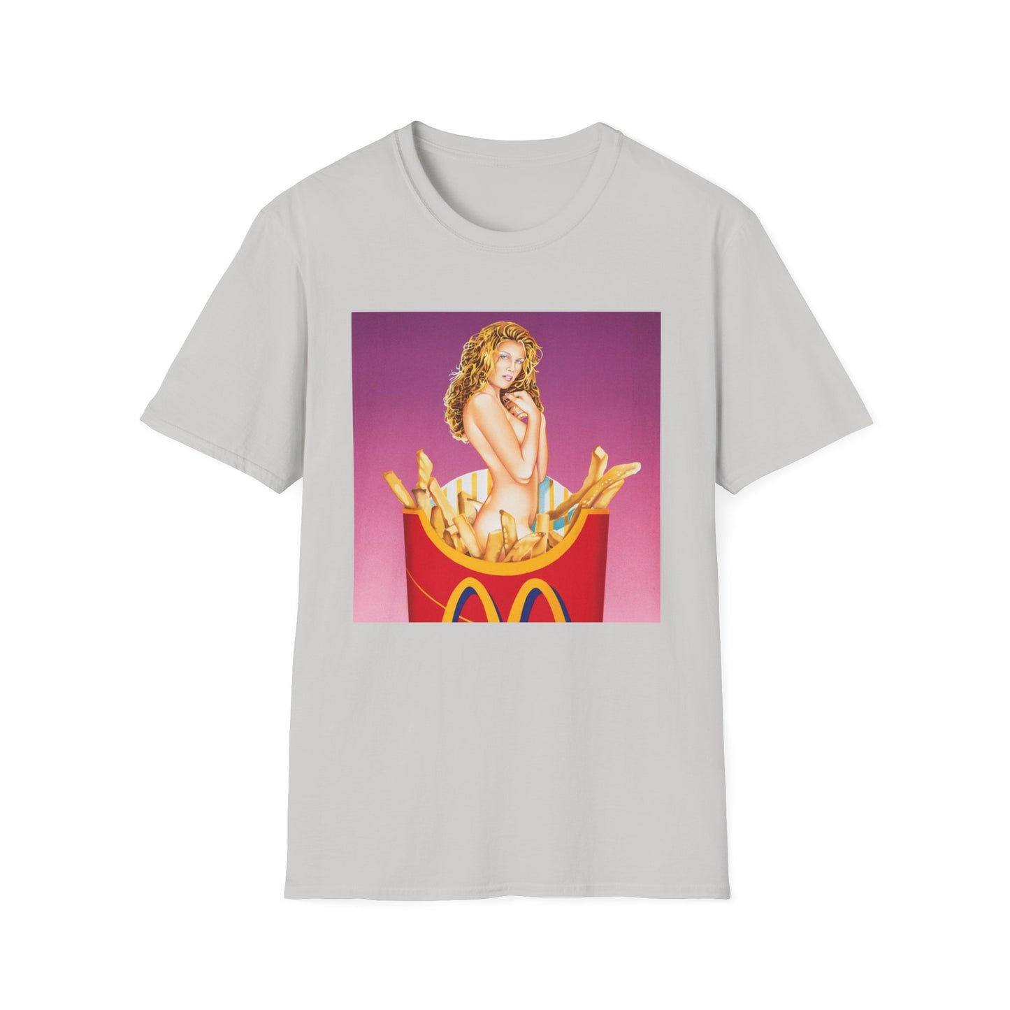 early 2000s fräulein french fries lithograph by mel ramos tshirt