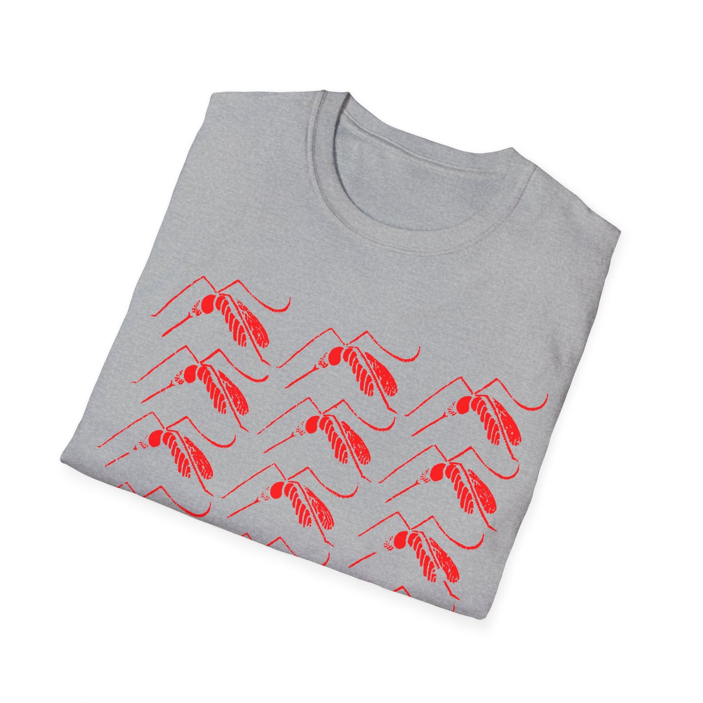 mosquito reproduction red design tshirt