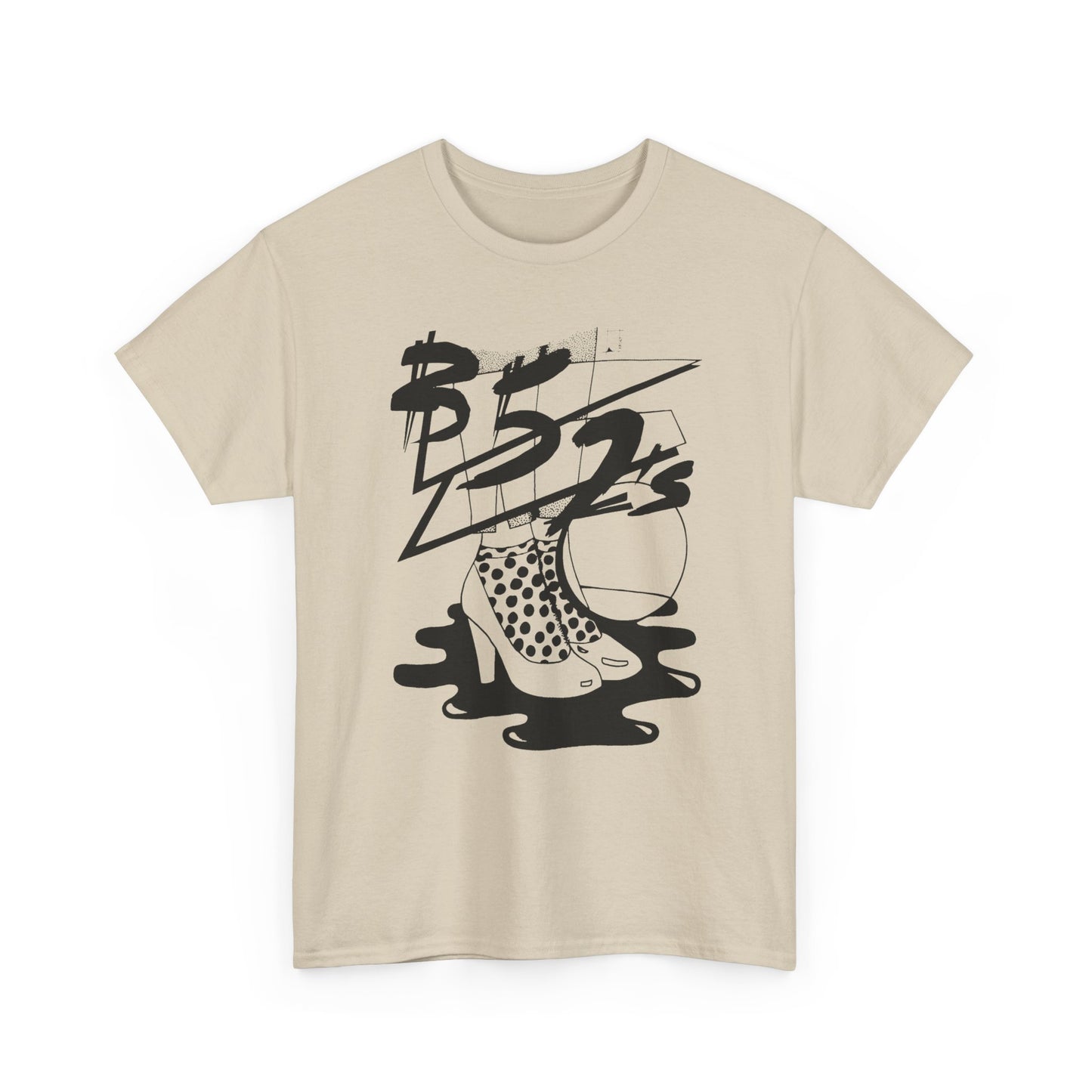vintage b52's show poster custom reproduction tshirt