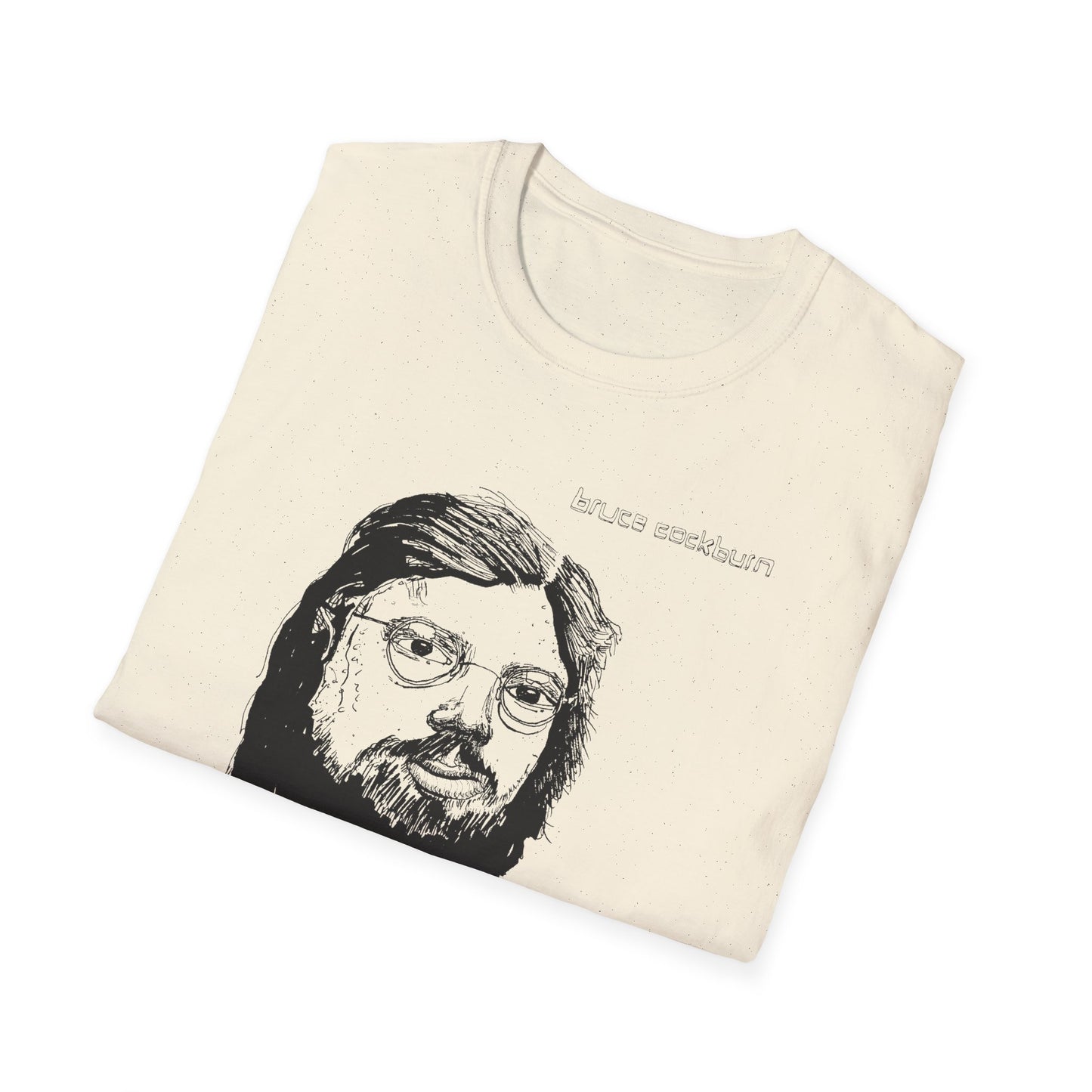 bruce cockburn original drawing tshirt