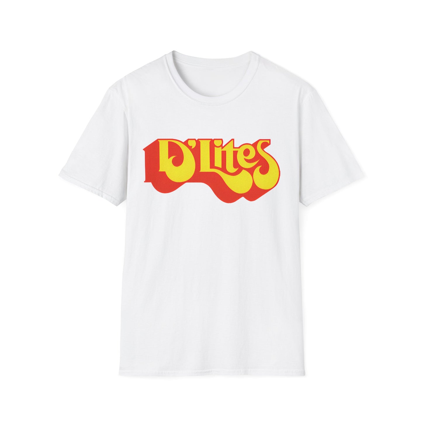 vintage defunct d lites healthy fast food logo tshirt