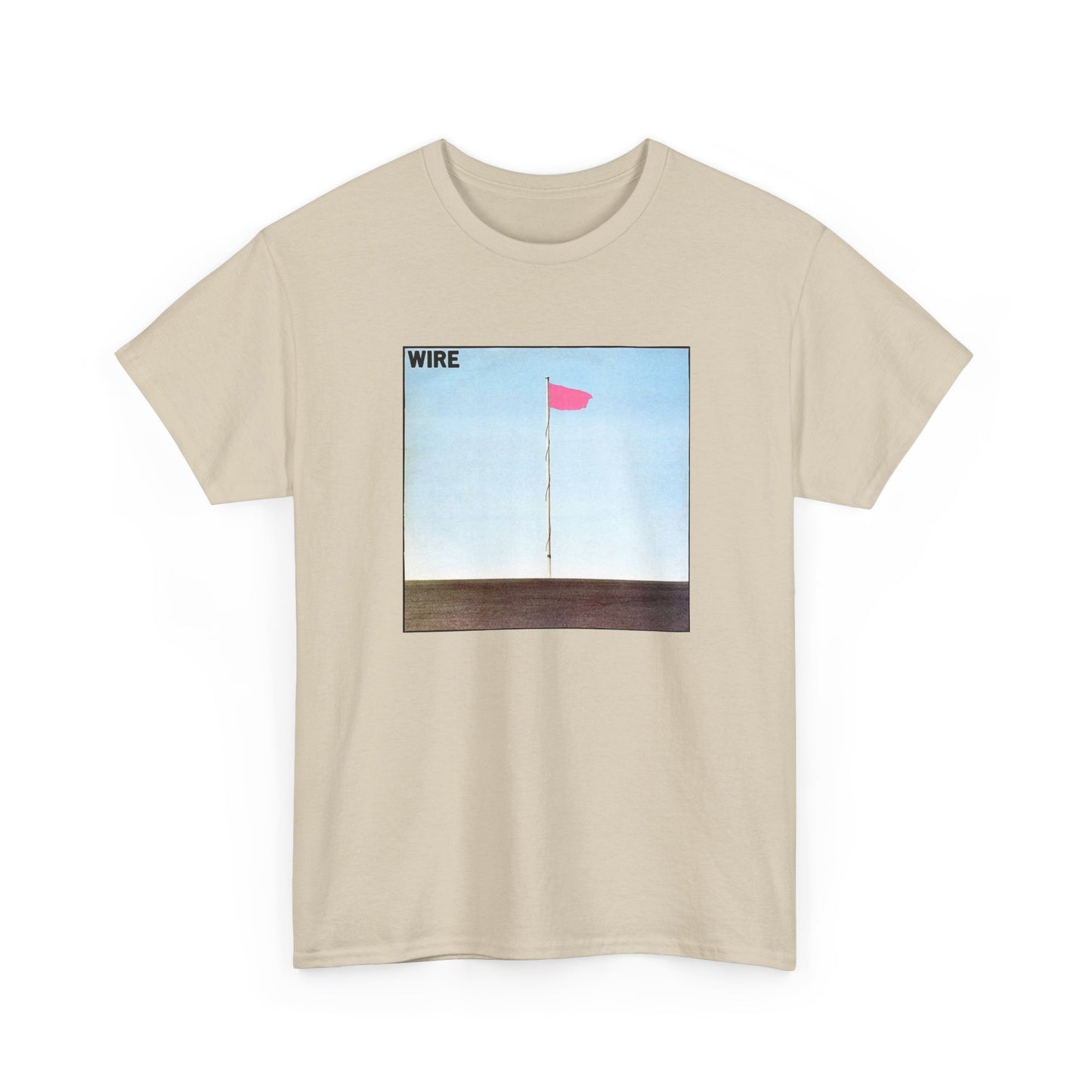 wire 1977 pink flag album cover tshirt