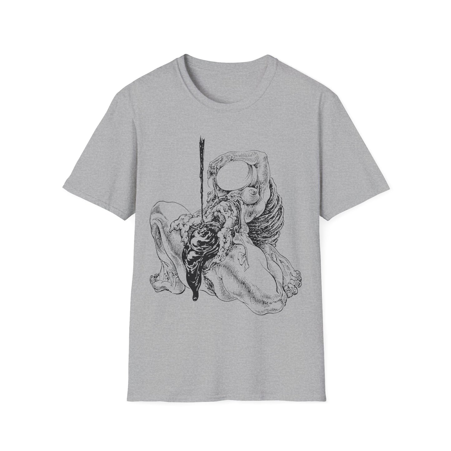 sibylle ruppert drawing from 1975 german avant garde journal tshirt