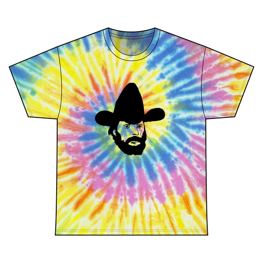 johnny paycheck 1970s country outlaw legend i'm the only hell my mama ever raised original drawing tie dye alternate tshirt
