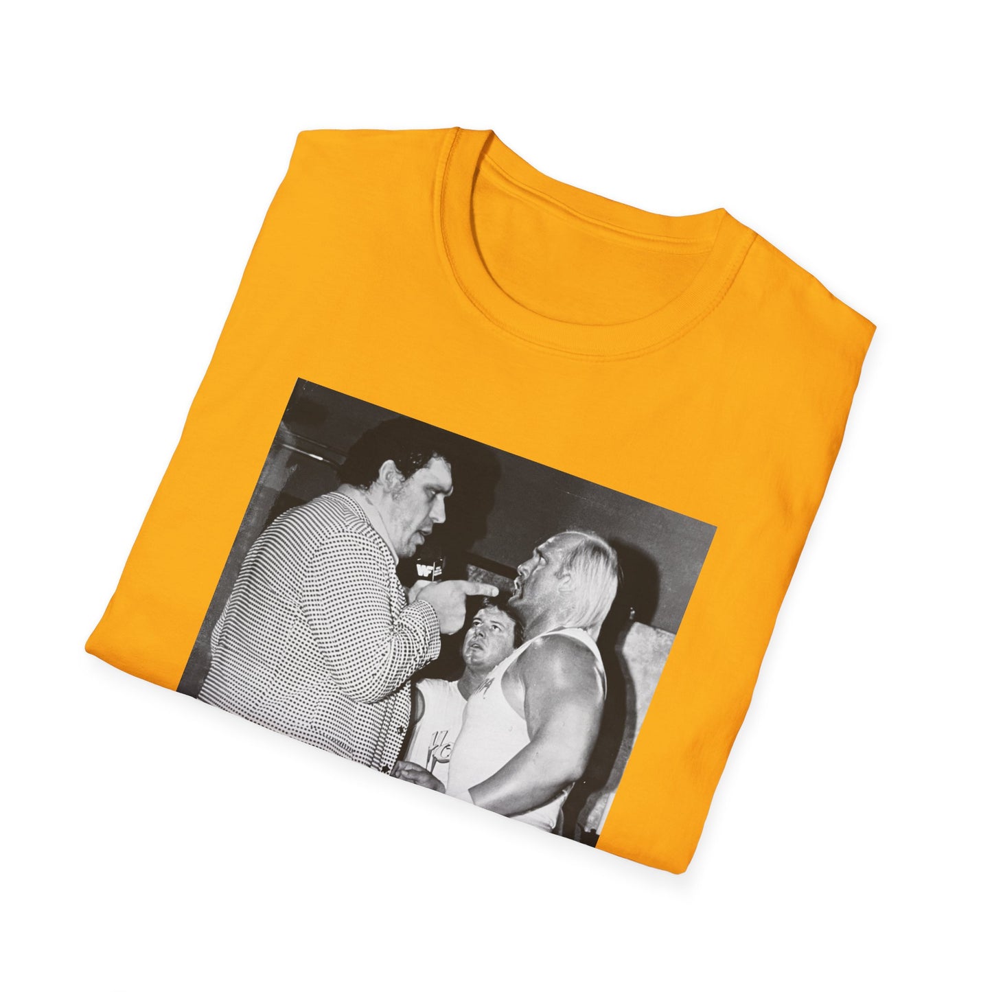 wrestlemania iii hulk v. andre the giant photo tshirt