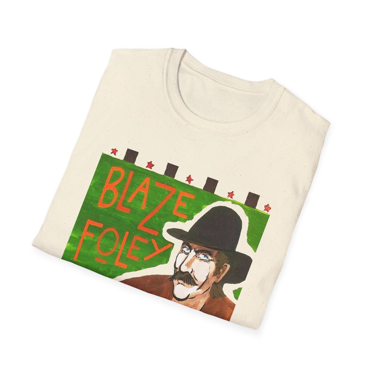 blaze foley sittin' by the road album stretched graphic tshirt