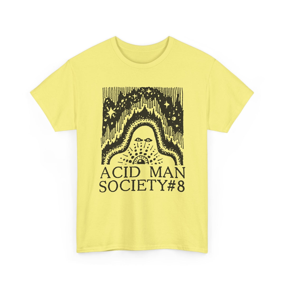1989 acid man #8 mini comic cover illustration tshirt