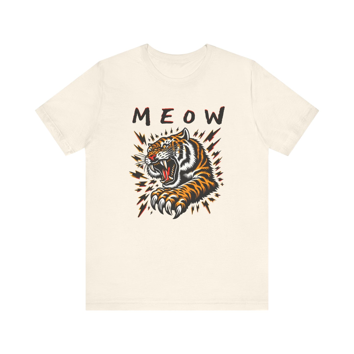 raging tiger meow tshirt