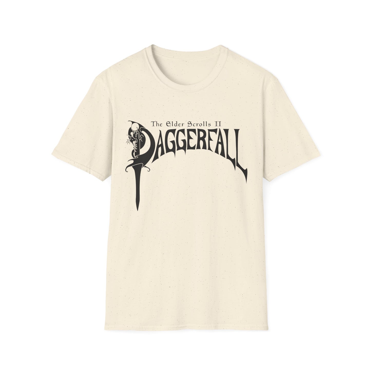 daggerfall the elder scrolls 2 1996 masterpiece video game logo in black tshirt