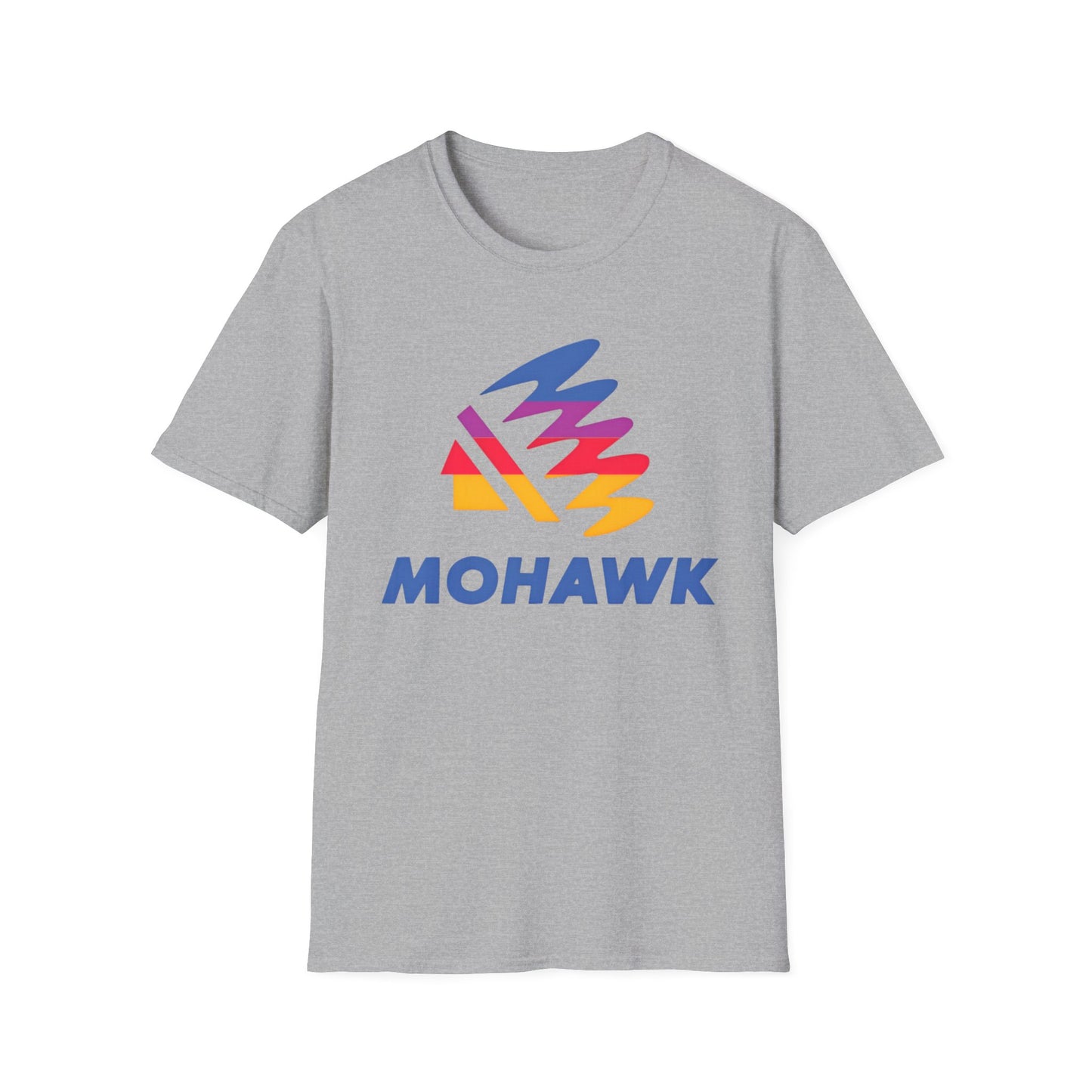 mohawk defunct gas station logo tshirt