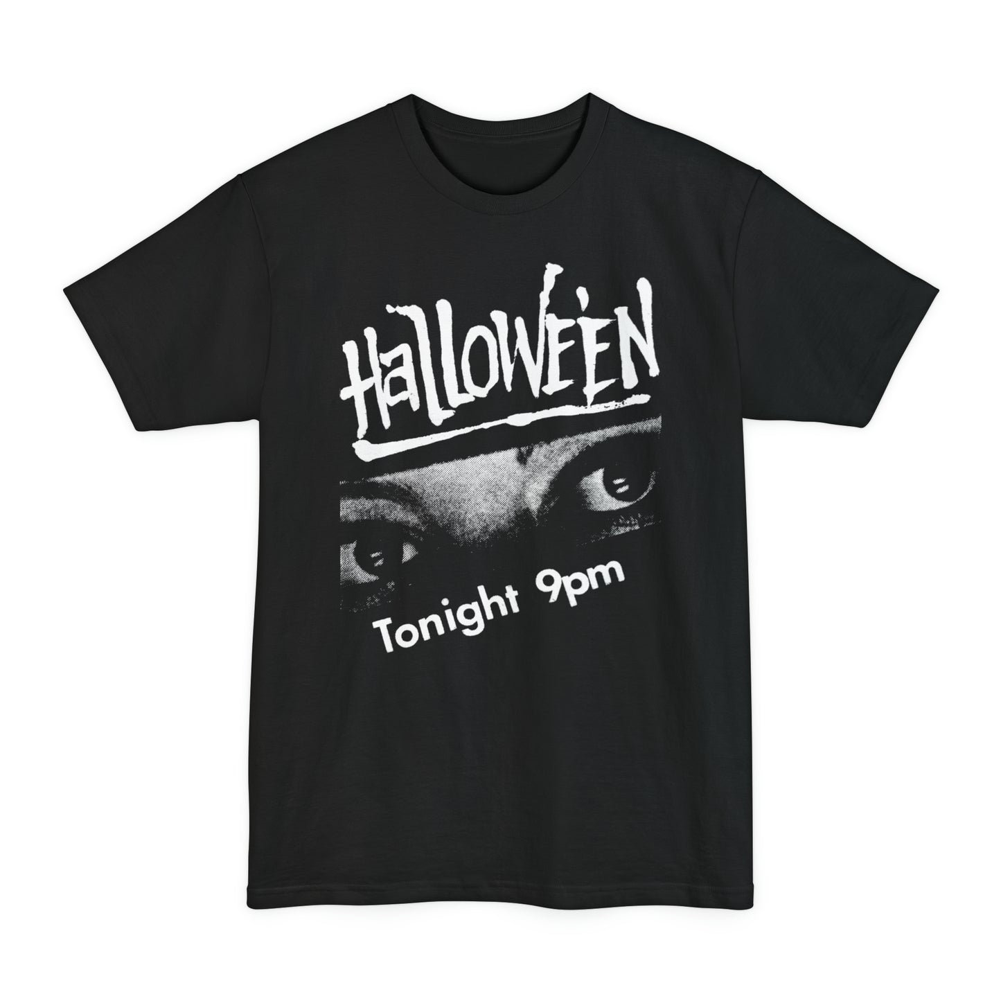 oversized halloween 1978 movie tv guide ad art unisex tall beefy tshirt