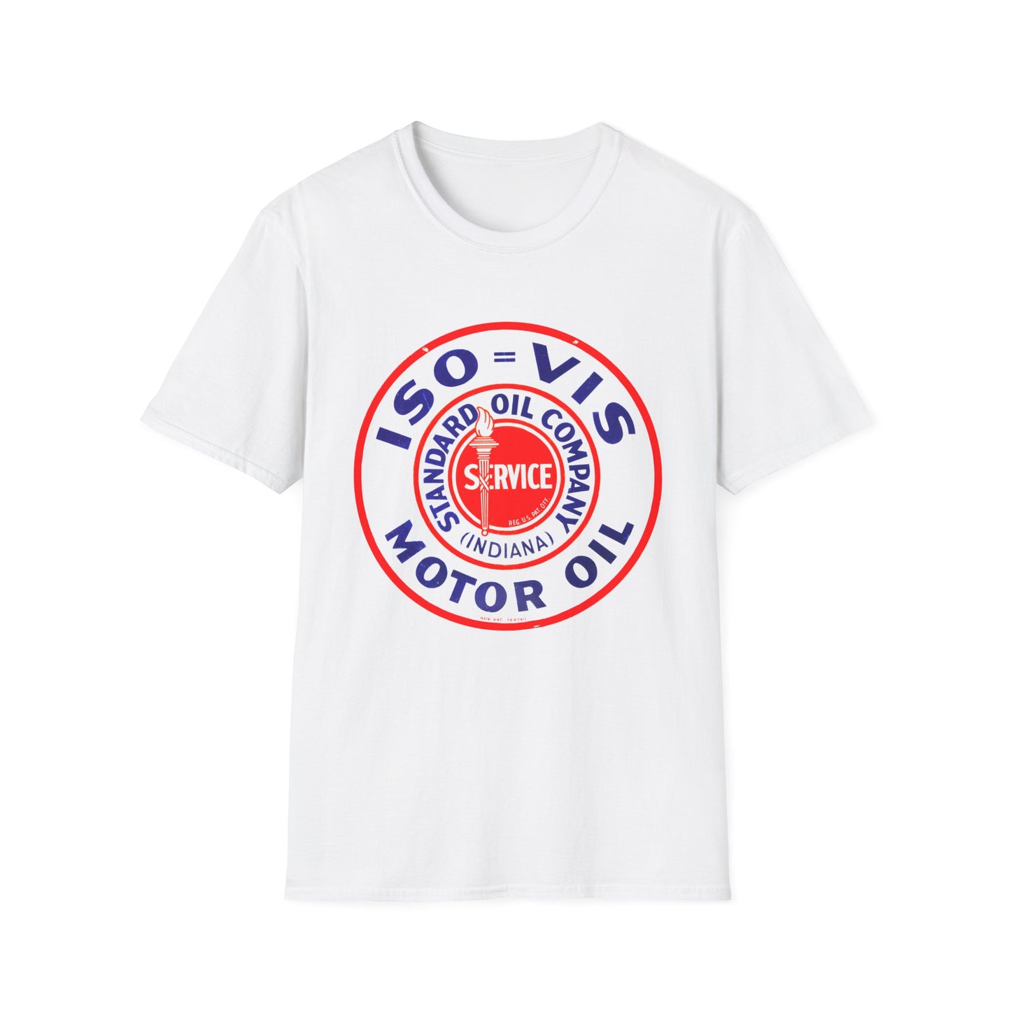 standard oil company motor oil logo tshirt