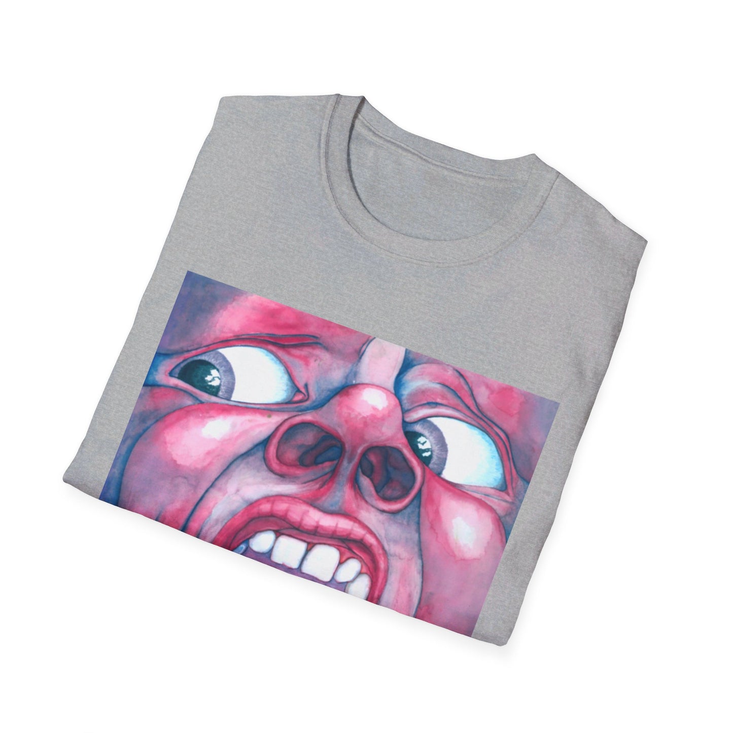 king crimson in the court of the crimson king 1969 album cover tshirt