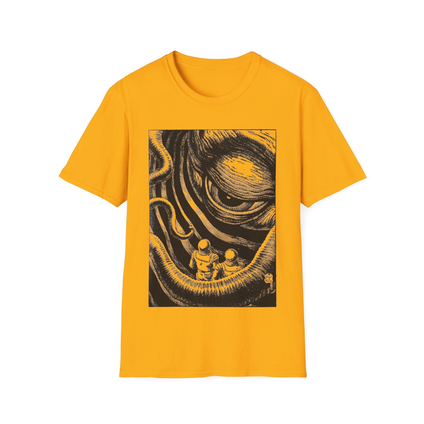 virgil finlay illustration "on the edge of the galaxy" tshirt