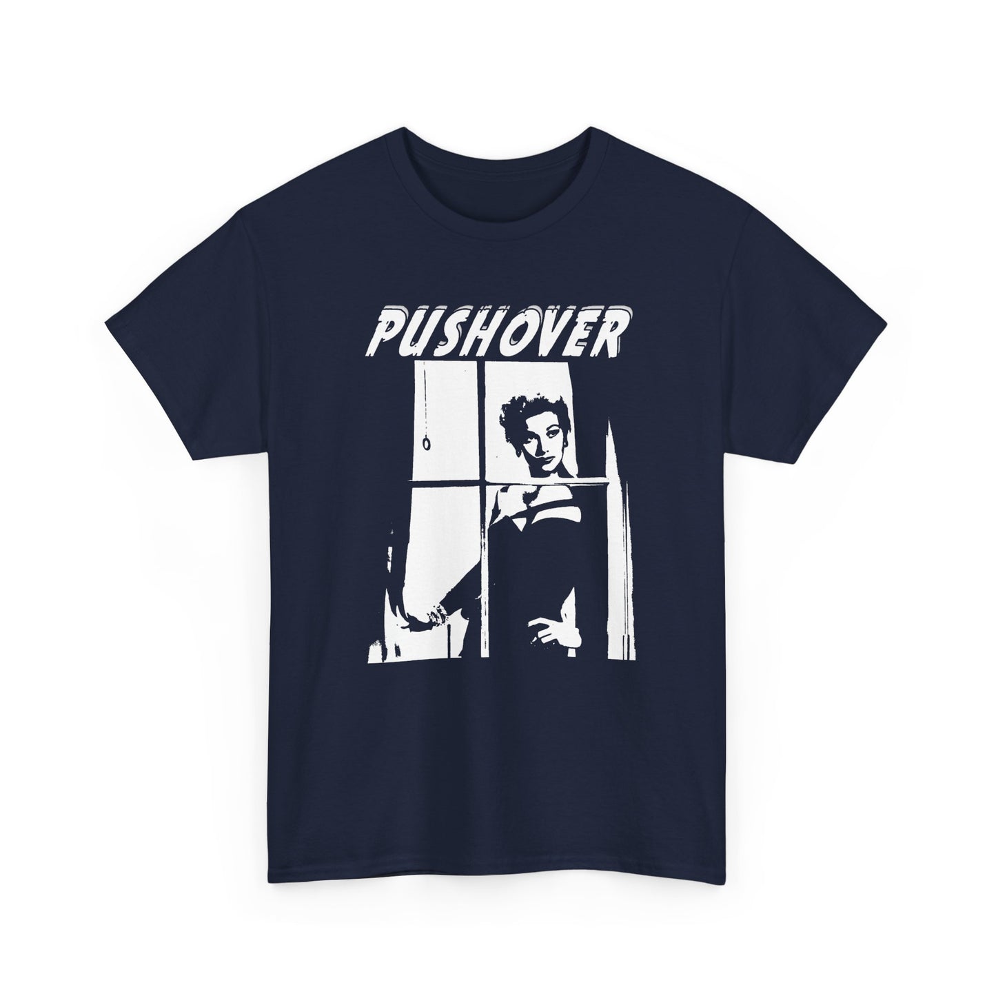 1954 film noir fan art movie poster pushover tshirt