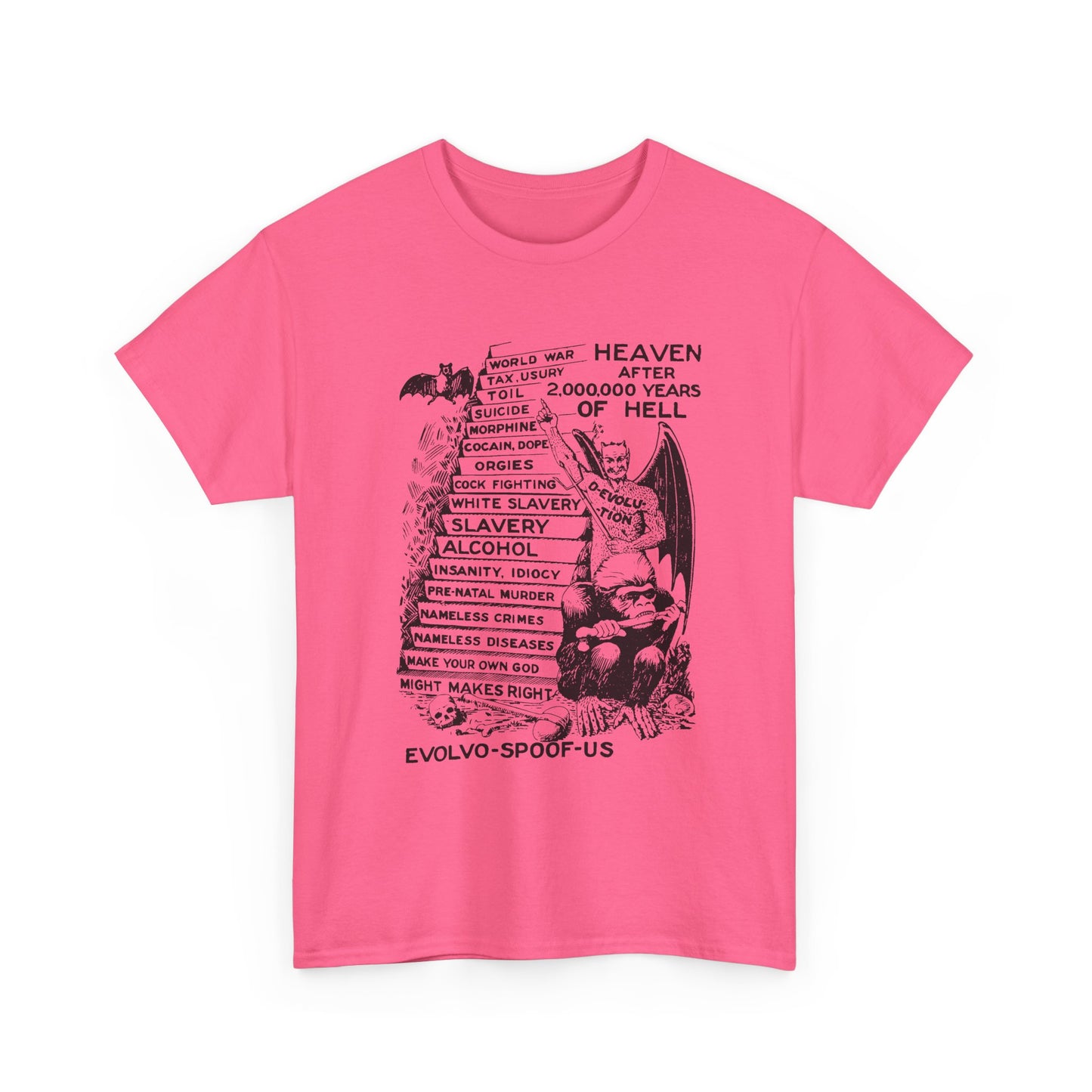 jocko-homo heavenbound b. h. shadduck 1925 religious pamphlet page six tshirt