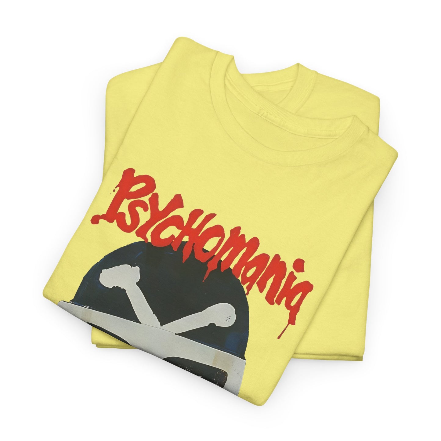 1973 psychomania movie poster no lettering tshirt