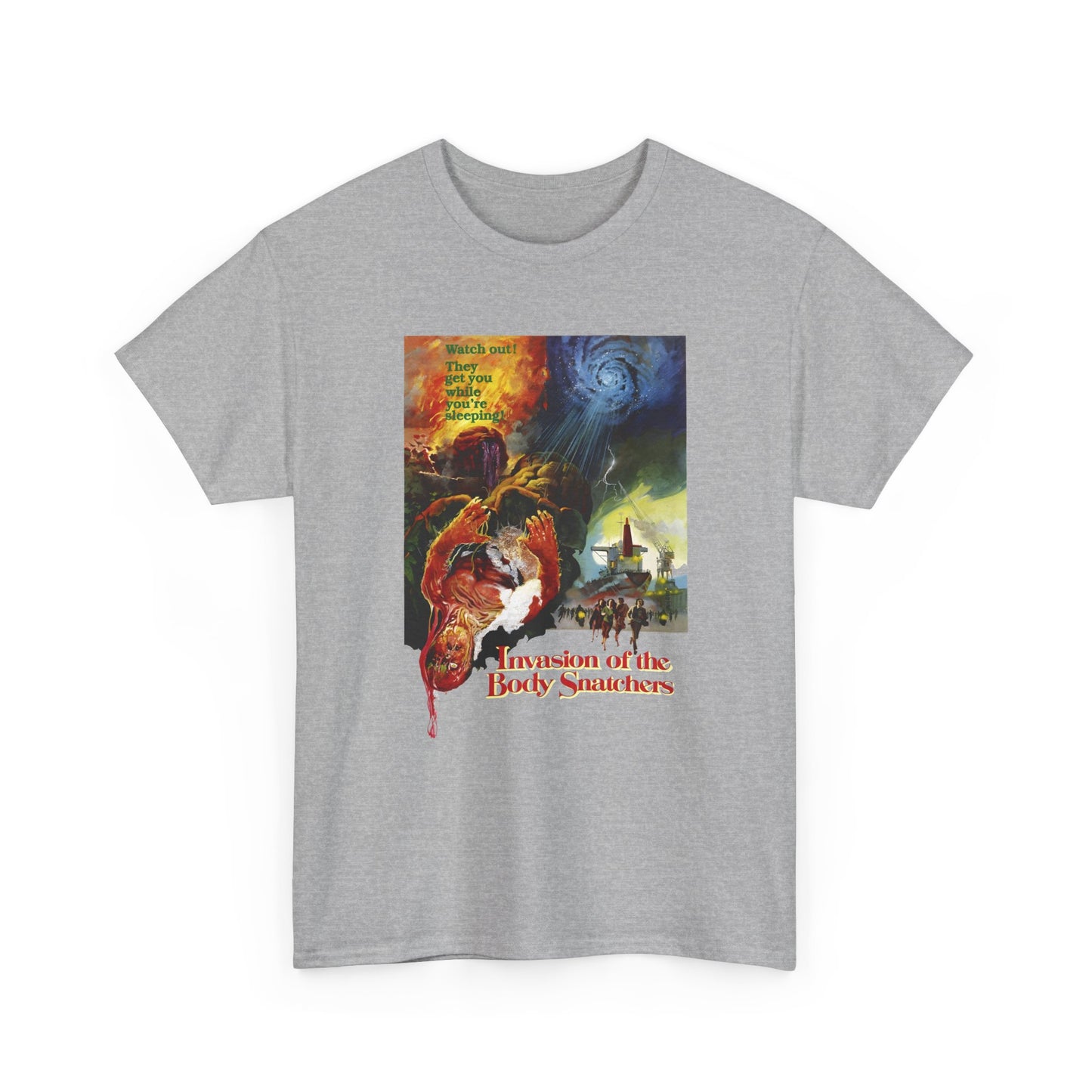 1978 invasion of the body snatchers movie poster tshirt