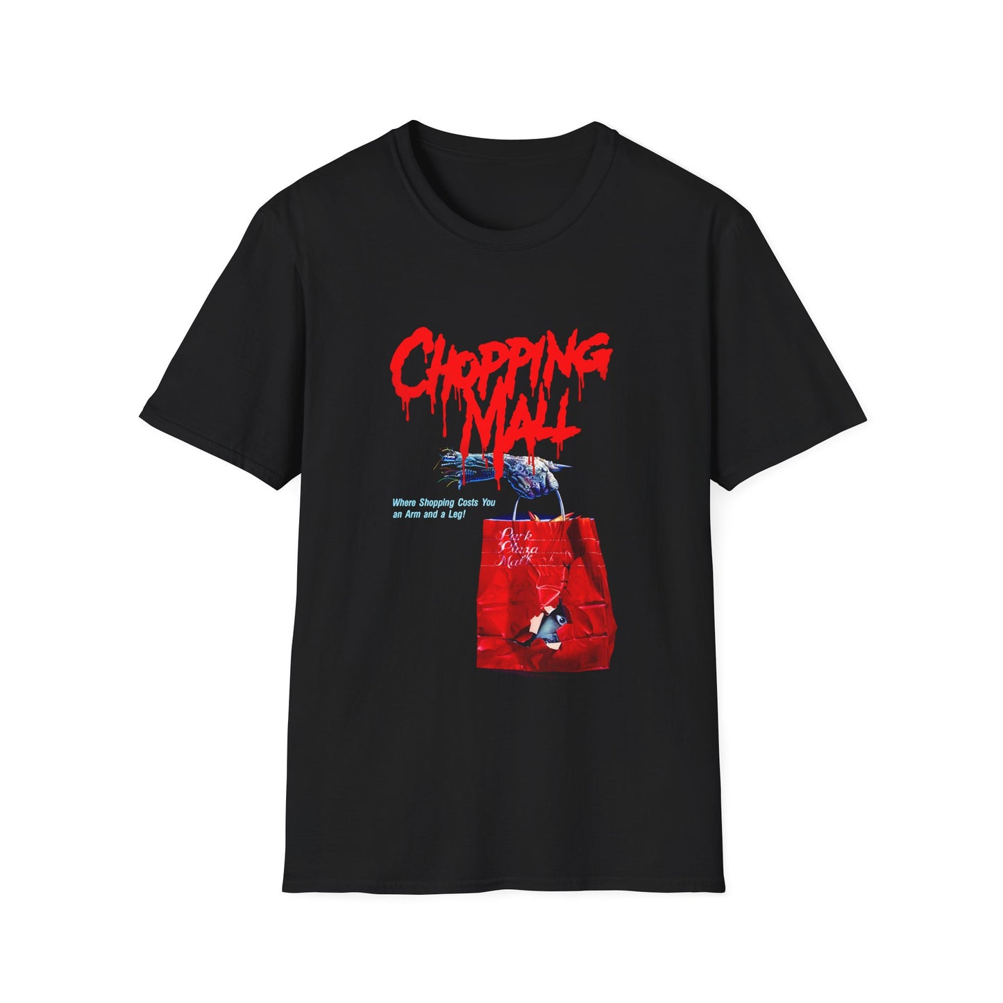 chopping mall 1986 poster colored tshirt