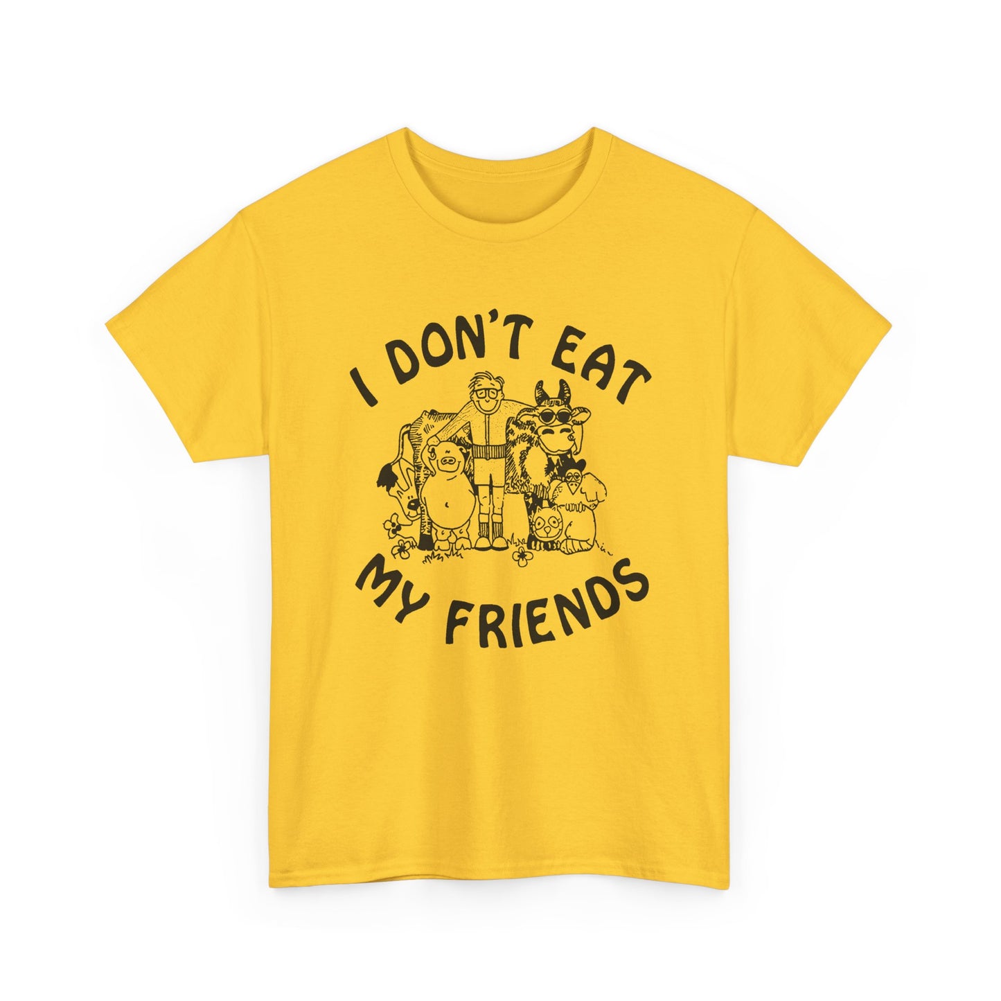 vintage i don't eat my friends as worn by elvira mistress of the dark reproduction tshirt