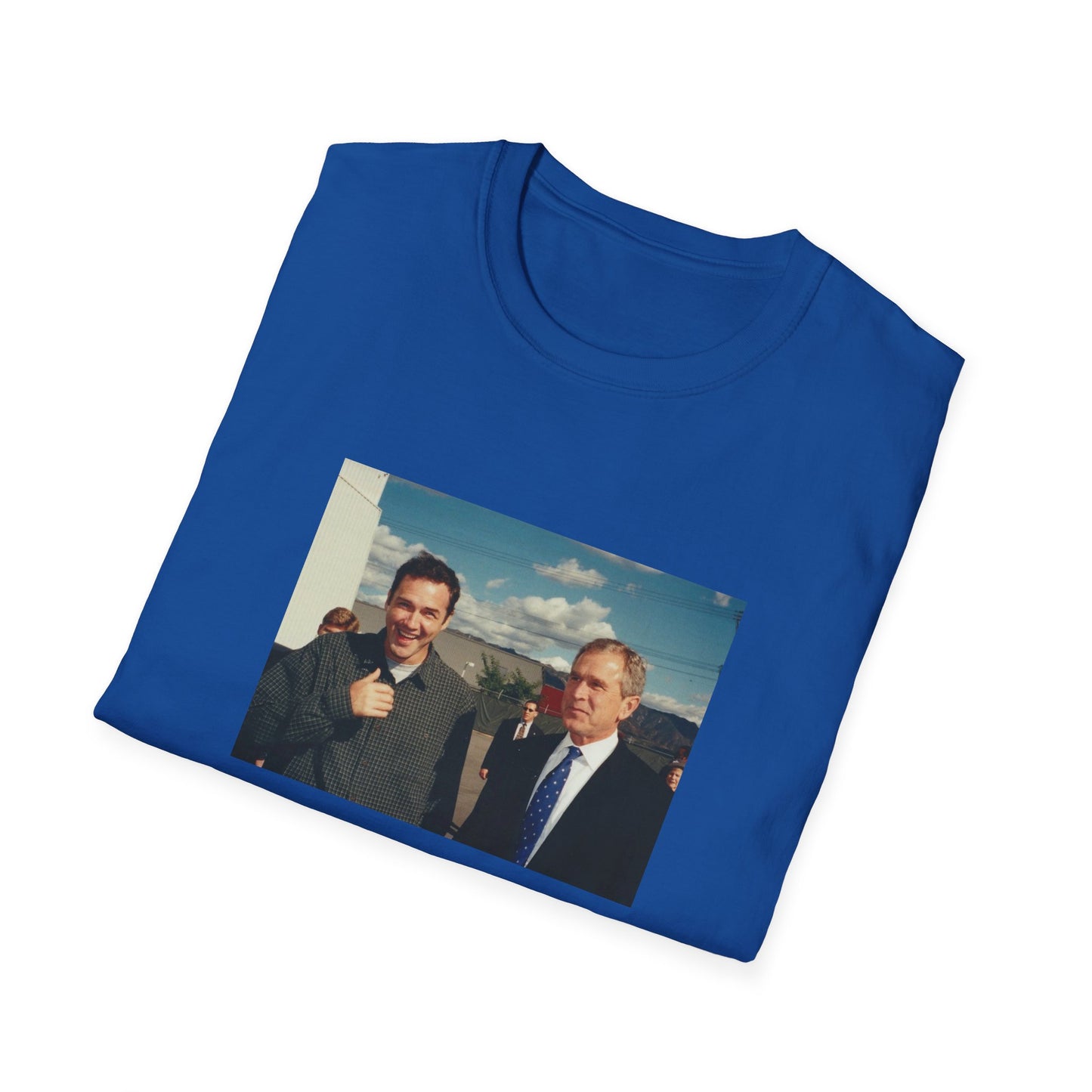 norm macdonald and george bush jr. tshirt