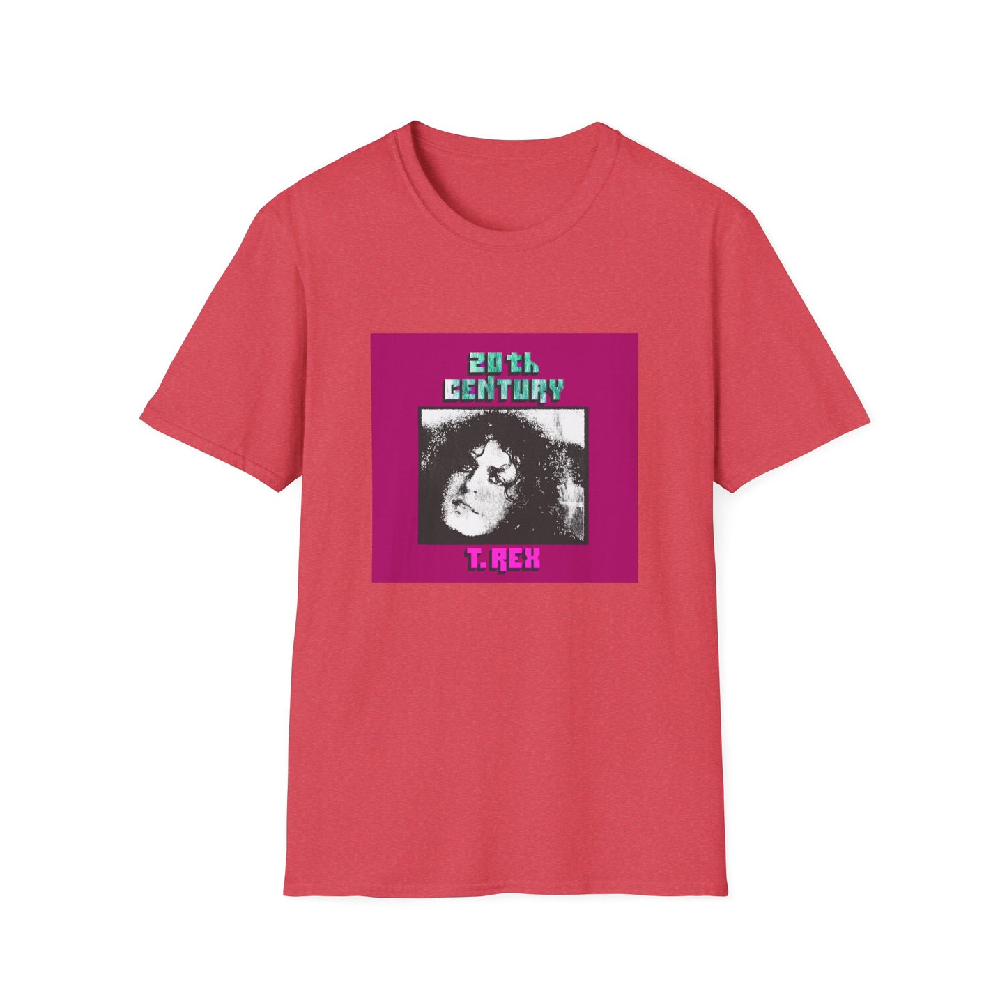 t. rex 1973 20th century alternate colour album tshirt