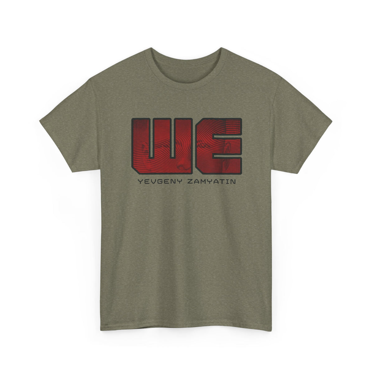 dystopian novel we by yevgeny zamyatin alternate book cover tshirt